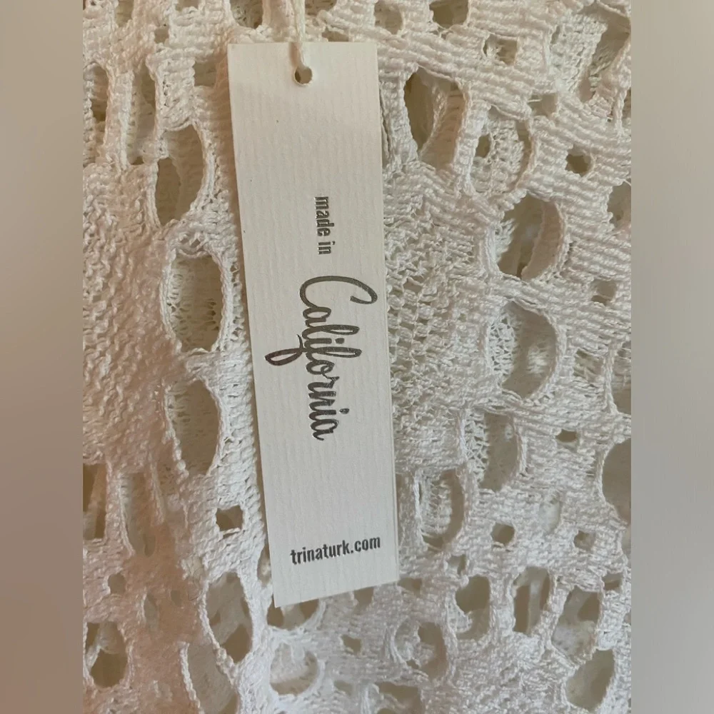 Trina Turk crochet hoodie - Picture 3 of 10